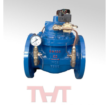 Solenoid operated control valve